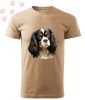 Cavalier King Charles Spániel (11) mintás Férfi-unisex póló - Több színben