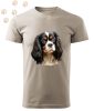 Cavalier King Charles Spániel (11) mintás Férfi-unisex póló - Több színben