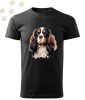 Cavalier King Charles Spániel (12) mintás Férfi-unisex póló - Több színben