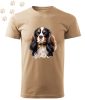 Cavalier King Charles Spániel (12) mintás Férfi-unisex póló - Több színben