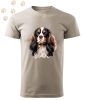 Cavalier King Charles Spániel (12) mintás Férfi-unisex póló - Több színben