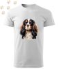 Cavalier King Charles Spániel (12) mintás Férfi-unisex póló - Több színben