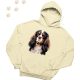 Cavalier King Charles Spániel (12) mintás kapucnis pulóver - Több színben