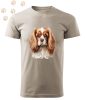 Cavalier King Charles Spániel (13) mintás Férfi-unisex póló - Több színben