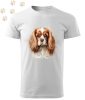 Cavalier King Charles Spániel (13) mintás Férfi-unisex póló - Több színben