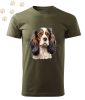 Cavalier King Charles Spániel (14) mintás Férfi-unisex póló - Több színben