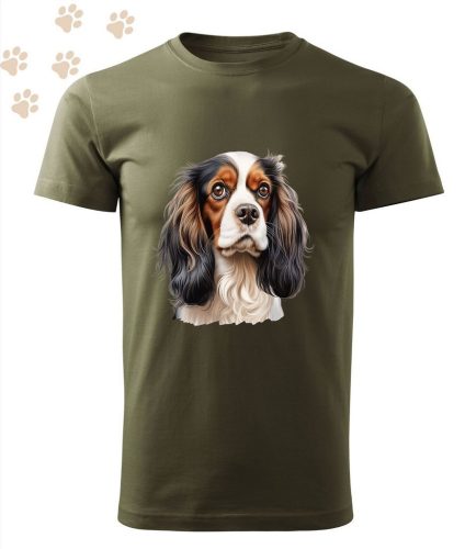 Cavalier King Charles Spániel (14) mintás Férfi-unisex póló - Több színben