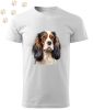 Cavalier King Charles Spániel (14) mintás Férfi-unisex póló - Több színben