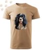 Cavalier King Charles Spániel (15) mintás Férfi-unisex póló - Több színben