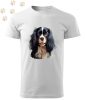 Cavalier King Charles Spániel (15) mintás Férfi-unisex póló - Több színben