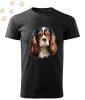 Cavalier King Charles Spániel (16) mintás Férfi-unisex póló - Több színben