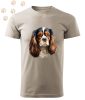 Cavalier King Charles Spániel (16) mintás Férfi-unisex póló - Több színben