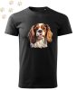 Cavalier king Charles Spániel (17) mintás Férfi-unisex póló - Több színben