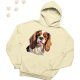 Cavalier King Charles Spániel (17) mintás kapucnis pulóver - Több színben