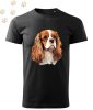 Cavalier King Charles Spániel (18) mintás Férfi-unisex póló - Több színben