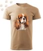 Cavalier King Charles Spániel (18) mintás Férfi-unisex póló - Több színben