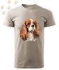 Cavalier King Charles Spániel (18) mintás Férfi-unisex póló - Több színben