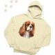 Cavalier King Charles Spániel (18) mintás kapucnis pulóver - Több színben