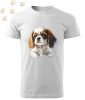 Cavalier King Charles Spániel (19) mintás Férfi-unisex póló - Több színben