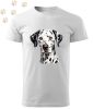 Dalmata (09) mintás Férfi-unisex póló - Több színben