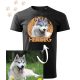 Kedvenced rajzfilmfiguraként, Férfi-unisex póló - Fekete