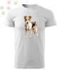 Fox Terrier (01) mintás Férfi-unisex póló - Több színben