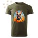 Francia Bulldog (07) mintás Férfi-unisex póló - Több színben