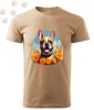 Francia Bulldog (07) mintás Férfi-unisex póló - Több színben