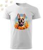 Francia Bulldog (07) mintás Férfi-unisex póló - Több színben