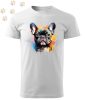 Francia Bulldog (14) mintás Férfi-unisex póló - Több színben