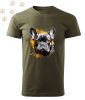 Francia Bulldog (15) mintás Férfi-unisex póló - Több színben