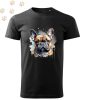 Francia Bulldog (16) mintás Férfi-unisex póló - Több színben