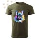 Francia Bulldog (17) mintás Férfi-unisex póló - Több színben