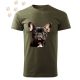 Francia Bulldog (21) mintás Férfi-unisex póló - Több színben