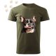 Francia Bulldog (22) mintás Férfi-unisex póló - Több színben