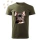 Francia Bulldog (24) mintás Férfi-unisex póló - Több színben