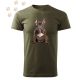 Francia Bulldog (33) mintás Férfi-unisex póló - Több színben