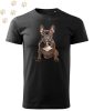 Francia Bulldog (33) mintás Férfi-unisex póló - Több színben