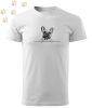 Francia Bulldog (2) vonalmintás Férfi-unisex póló - Több színben