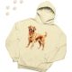 Golden Retriever (01) mintás kapucnis pulóver - Több színben