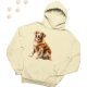 Golden Retriever (02) mintás kapucnis pulóver - Több színben