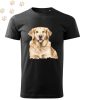 Golden Retriever (05) mintás Férfi-unisex póló - Több színben