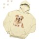 Golden Retriever (05) mintás kapucnis pulóver - Több színben