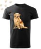 Golden Retriever (08) mintás Férfi-unisex póló - Több színben