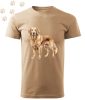 Golden Retriever (09) mintás Férfi-unisex póló - Több színben