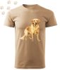 Golden Retriever (10) mintás Férfi-unisex póló - Több színben