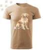 Golden Retriever (12) mintás Férfi-unisex póló - Több színben