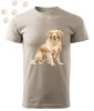 Golden Retriever (12) mintás Férfi-unisex póló - Több színben