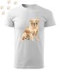 Golden Retriever (12) mintás Férfi-unisex póló - Több színben