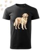 Golden Retriever (13) mintás Férfi-unisex póló - Több színben